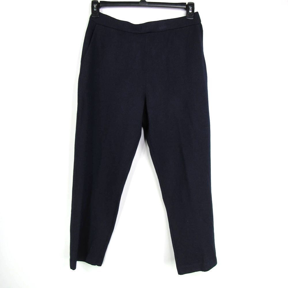ST. John Collection Crop Pants in Navy SZ 10